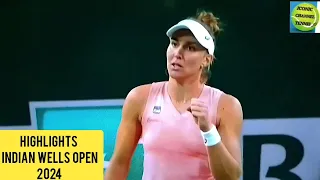 BEATRIZ HADDAD MAIA/ANASTASIA PAVLYUCHENKOVA/HIGHLIGHTS INDIAN WELLS OPEN 2024