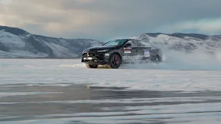 Lamborghini Urus на льду Байкала 2022