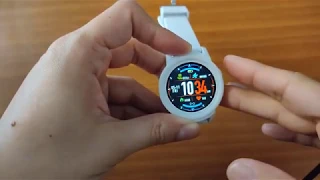 NY01 Smart watch quick menu view