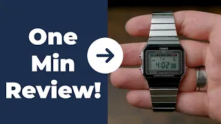Casio Men's A700W-1ACF Classic Watch | REVIEW