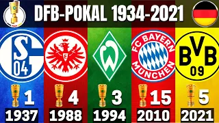 GERMAN CUP • DFB POKAL • ALL WINNERS 1934 - 2021 | DORTMUND 2021 CHAMPION
