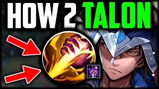 How to Talon Jungle & CARRY (Best Build/Runes) Talon Gameplay Guide Season 14 - League of Legends