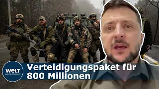 UKRAINE-KRIEG: USA zeigt wie es geht - Selenskyj dankt für 800 Millionen Euro Waffenlieferungen