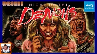 Night of the Demons Limited Edition Steelbook Scream Factory Blu Ray Unboxing