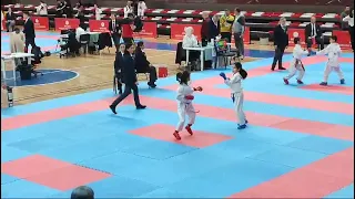 AYŞE HÜSNA USTA Kırklareli iller arası karete şampiyosı 1.tur final maçları(2)