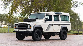 For Sale 1989 Land Rover 110 2.5 12J LHD White - USA Eligible