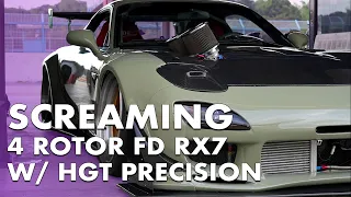 Driving 4 Rotor 26b FD RX7 in 6 Speed HGT Sequential | Angie Mead King