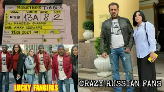 Salman Khan's CRAZY FANS in Russia | Tiger 3 | Tiger 3 shooting | Salman Khan | katrina kaif