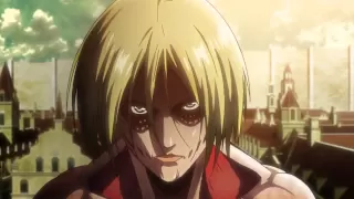 Attack on Titan Episode 24 Female Titan Fight Scenes [Shingeki no Kyojin] HD