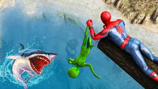 GTA 5 Ragdolls SpiderMan VS DAME TU COSITA (Euphoria Physics)