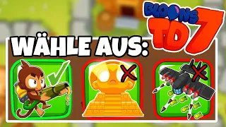 NUR LINKS auswählen in BTD7!