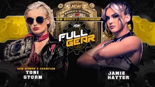 WWE 2K22 (PS5) Toni Storm vs Jamie Hayter (Aew Interim Women's World Championship)