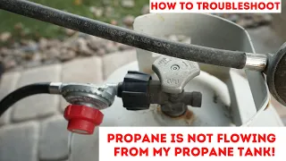 Propane Gas Not Flowing From the Propane Tank | Propane Tank Not Letting Gas Out