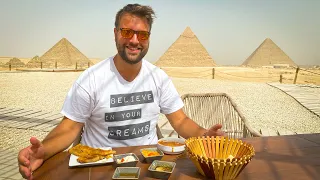 $25 Egyptian breakfast at the Pyramids 🇪🇬