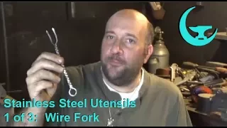 Stainless Steel Utensils 1 of 3:  Wire Fork