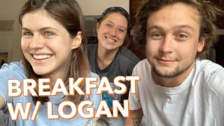 Logan Miller Crashes My Morning Routine | Alexandra Daddario