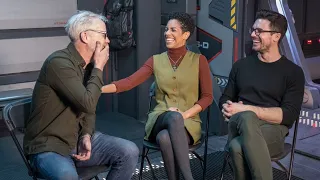 Adam Savage Chats with The Expanse's Dominque Tipper and Steven Strait