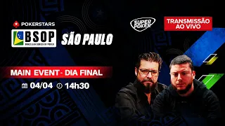 ♠ Final Table - Main Event 2.2M Gtd do BSOP São Paulo 2023 ♠ 1º - R$ 594.000,00