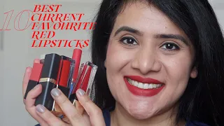 10 FAVOURITE RED LIPSTICKS ||DRSMILEUP|| #top10 #REDLIPS #LIPSTICKS