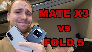 Huawei mate x3 vs Samsung galaxy z fold 5 обзор и сравнение а так же тест камер