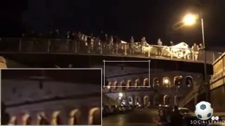 Il video con i manichini dei giocatori della Roma impiccati (1° video)