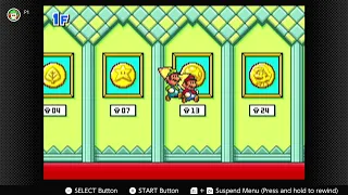 Super mario advance 4 100% save file Showcase.