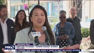 Oakland Mayor to hold 'Town Talks' event on Saturday