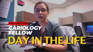 Day in the Life: Cardiologist - PCICU ROTATION | Paulina Perez, MD 🩺
