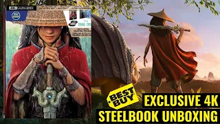 Raya and the Last Dragon Best Buy Exclusive 4K Ultra HD Blu-ray Steelbook Unboxing