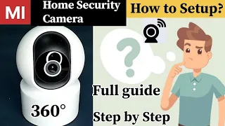 mi home security camera 360 connect to mobile |mi camera connect to mobile | mi camera setup