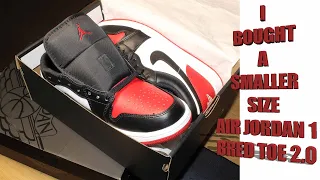 The Sneaker Show| I bought smaller size Air Jordan 1 Low, Air Jordan 1 Bred Toe 2.0, Sneaker Review