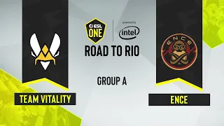 CS:GO - Team Vitality vs. ENCE [Mirage] Map 1 - ESL One: Road to Rio - Group A - EU