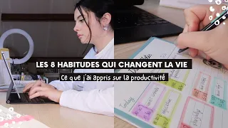 8 habitudes pour être plus productif et organisé (ce que j'ai appris après 3ans d'unif) 🏫📔