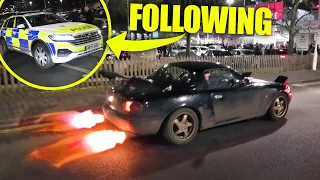 HUNDREDS Of Modified Cars ESCAPE From Police Attendance at Car Meet