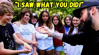Street Magician Vs Teenagers! | (Mess Up, Recovery, Heckler & More)