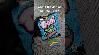 Trolli Sour Brite Octopus! What's the Actual NET WEIGHT?