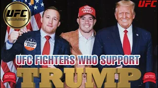 UFC Fighters Who Support Trump