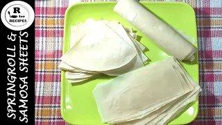 Samosa and Springroll Sheets | | Homemade samosa & springroll sheets...