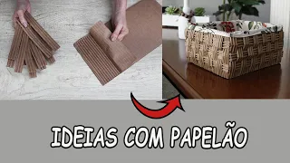 2 IDEIAS COM PAPELÃO, FICARAM INCRÍVEIS E DIFERENTES