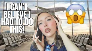 I GOT REMOVED FROM MY TRIP//Flight Attendant Life