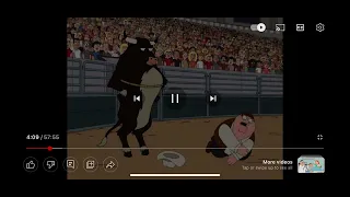 Peter gets raped by a bull