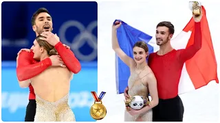 Gabriella Papadakis and Guillaume Cizeron wins Gold Medal🥇in the FigureSkating at Beijing 2022