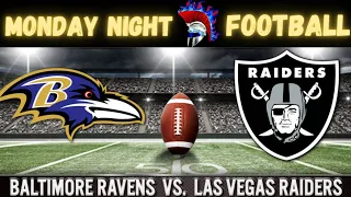 Baltimore Ravens vs. Las Vegas Raiders LIVE!!!! WEEK 1 MONDAY NIGHT FOOTBALL