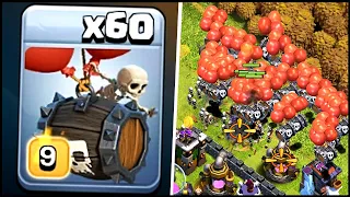 БОЧКА СО СКЕЛЕТАМИ 9 УРОВНЯ😱 - НА ЧТО ОНИ СПОСОБНЫ!?🔥 | CLASH OF CLANS