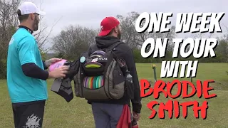 Caddying for Brodie Smith at Music City Open 2023 | Disc Golf Course VLogs