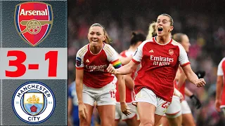 Arsenal vs Manchester City Highlights | Women’s Super League 23/24