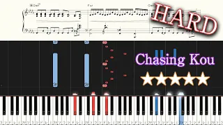 Drowning Love（Oboreru Knife）OST - Chasing Kou - Hard Piano Tutorial + Sheets【Piano Arrangement】