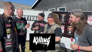 Klip / fraklip af interview ved Heavy Agger Metalfestival ‘22