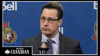 Jan 5: Sens vs. Sharks - Coach Post-game