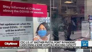 CDC warns U.S. is at ‘pivotal point’ in pandemic